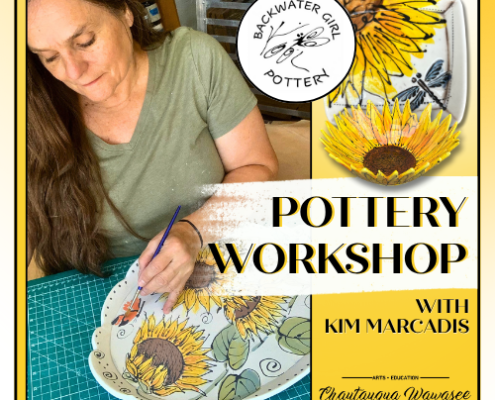 Functional pottery made in beginner pottery workshop