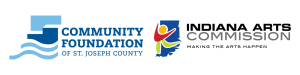 Indiana Arts Commission_Community Foundation of St. Joseph County logos