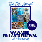 12th Annual Fine Arts Festival at Oakwood Resort - 2026 Graphic